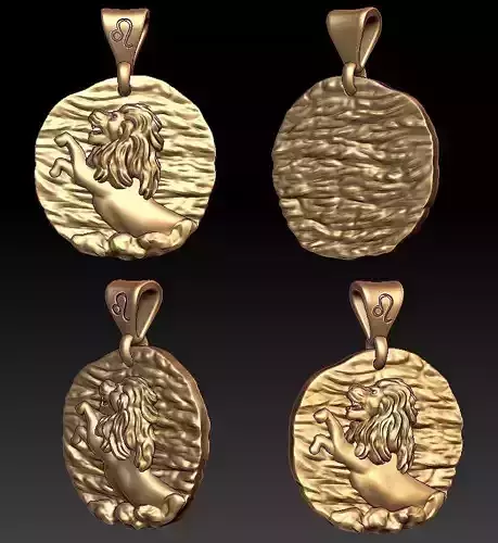 Horoscope Lion pendant