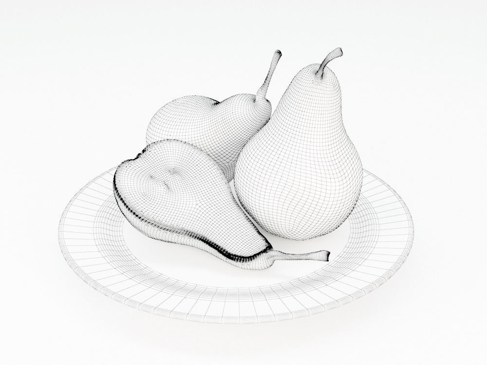 Pears  3D model_4