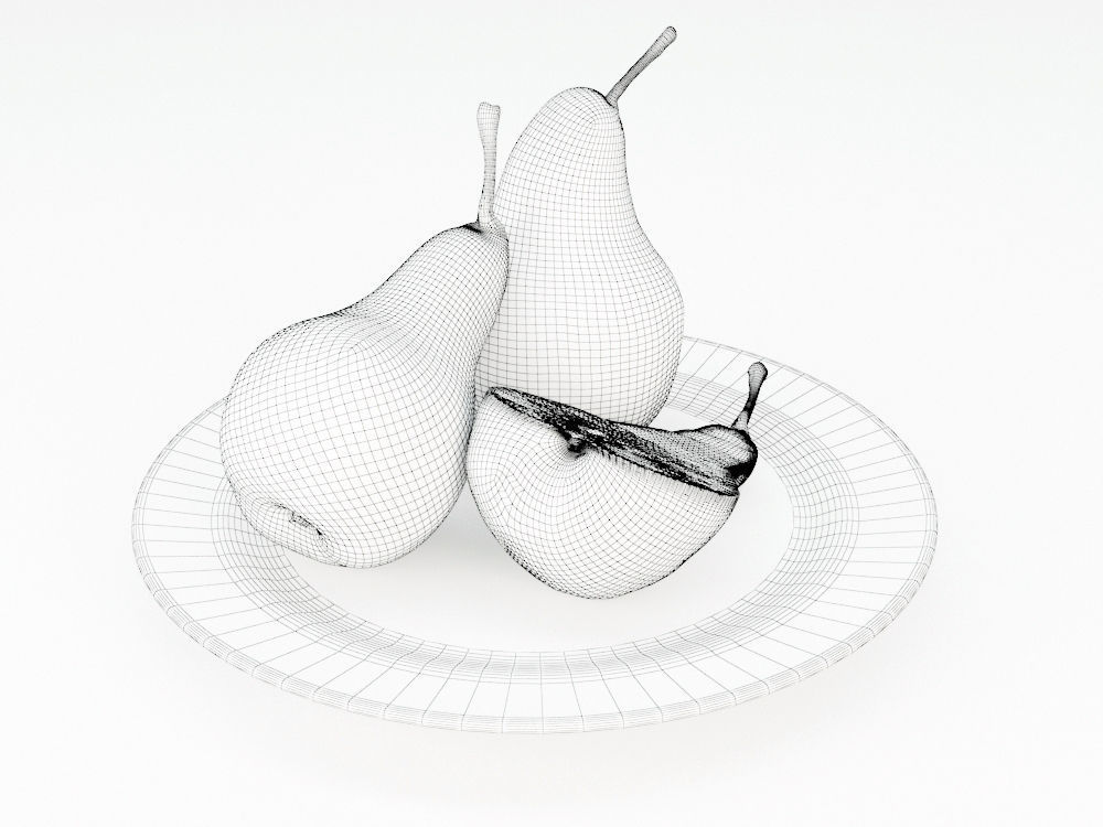 Pears  3D model_7