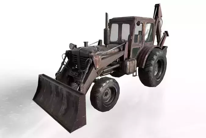 Tractor excavator model