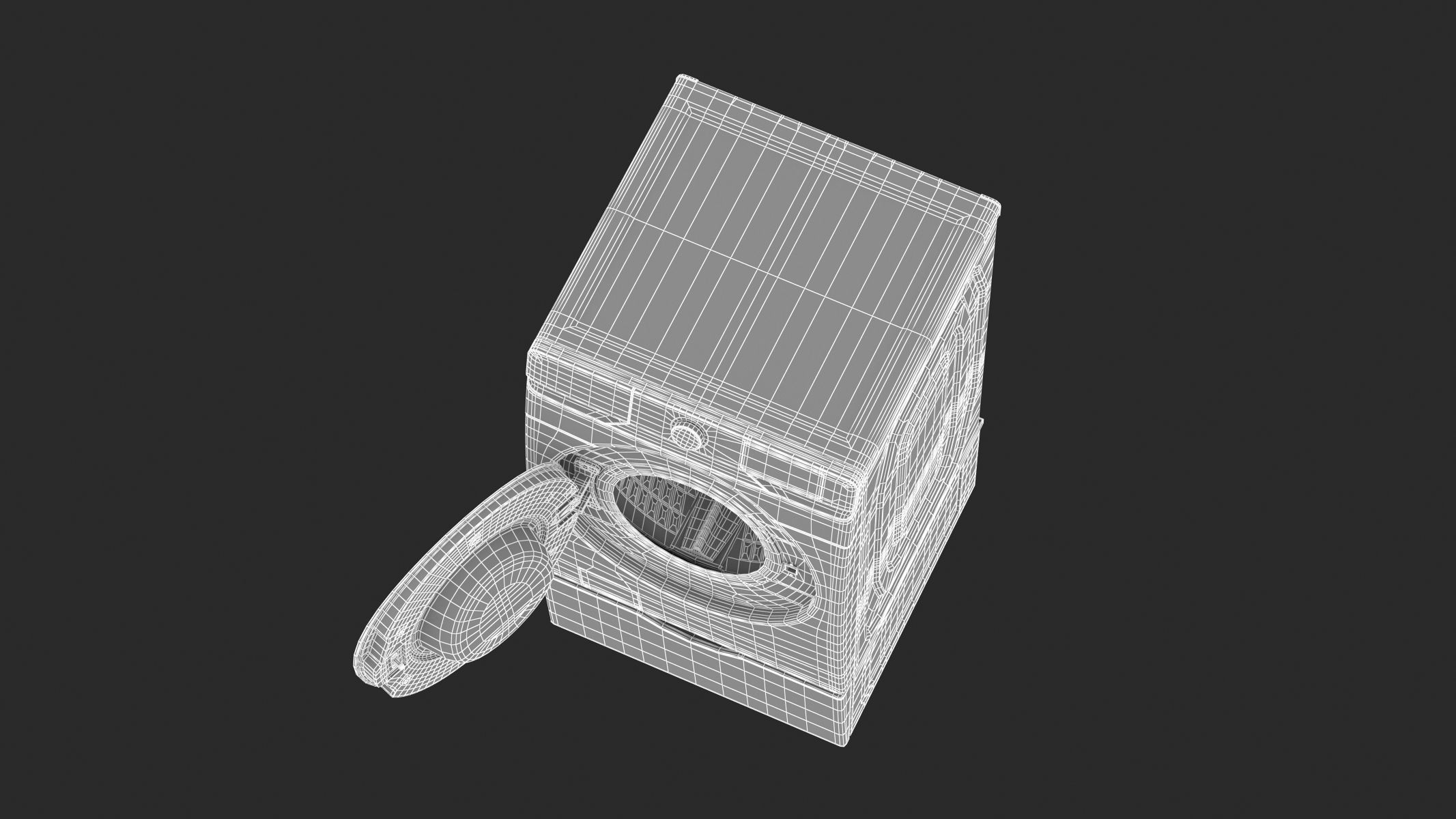 Samsung WF6300 Smart Front Load Washer 3D model_21