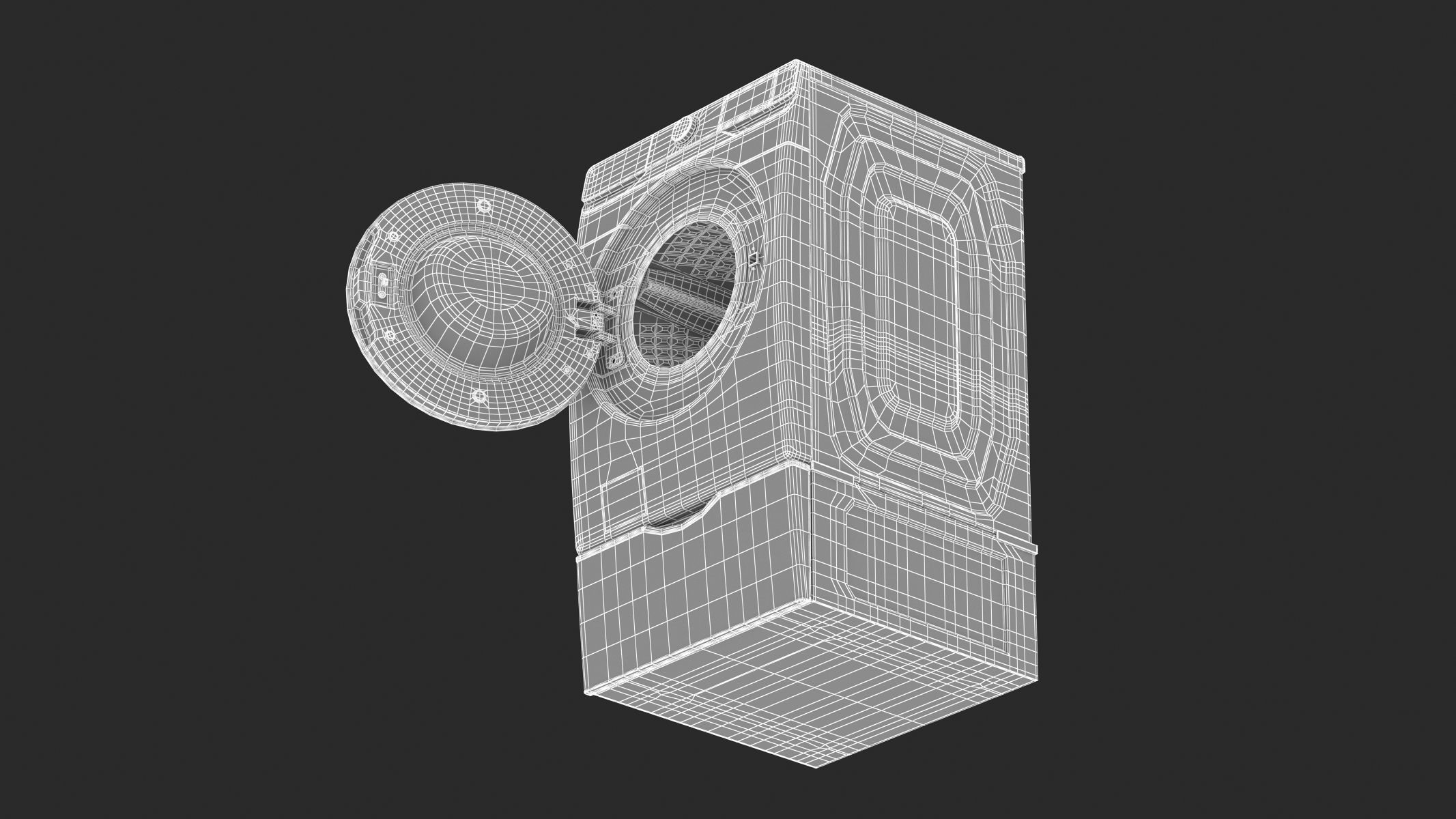 Samsung WF6300 Smart Front Load Washer 3D model_22