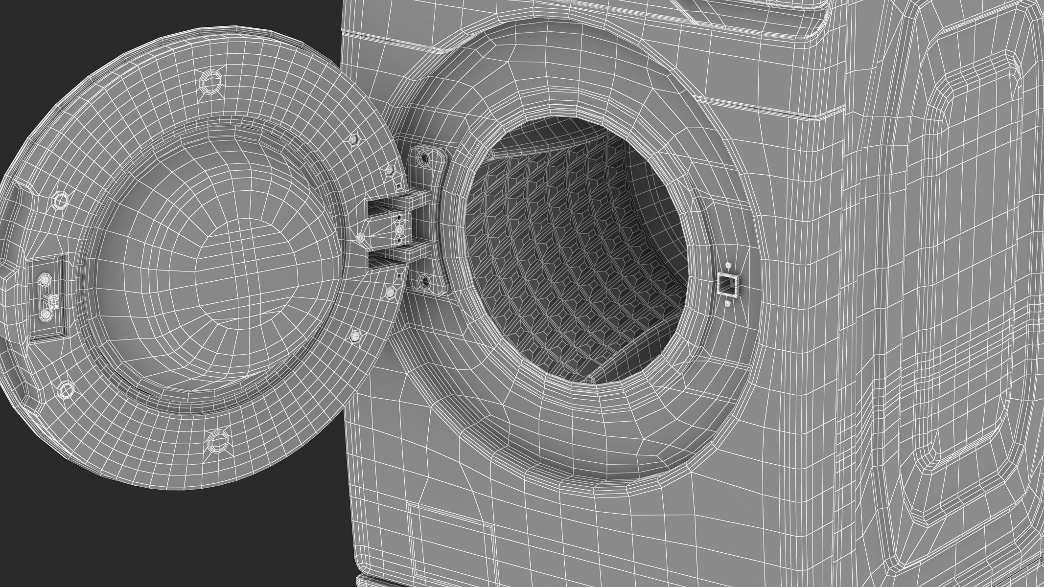 Samsung WF6300 Smart Front Load Washer 3D model_16