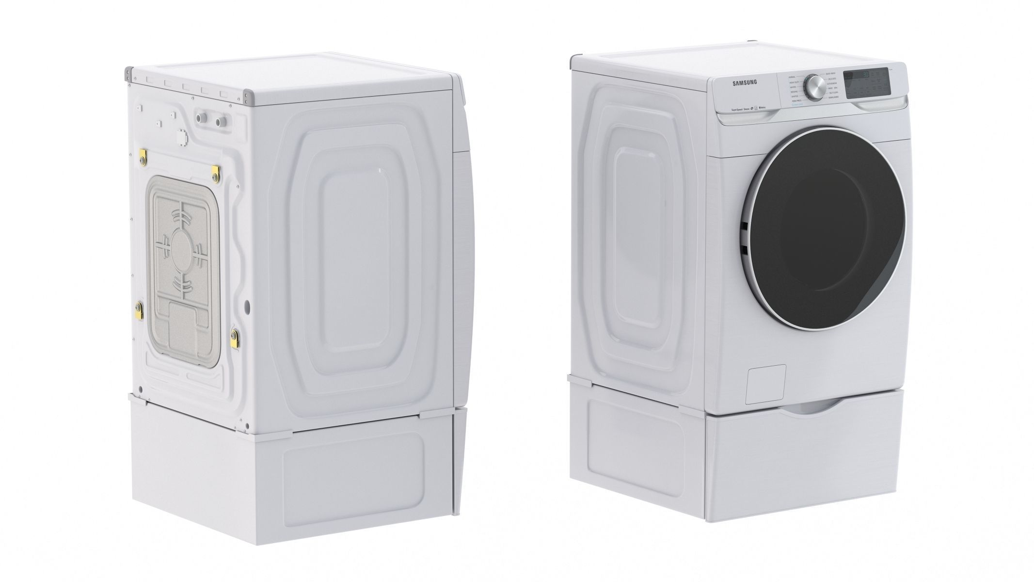 Samsung WF6300 Smart Front Load Washer 3D model_11