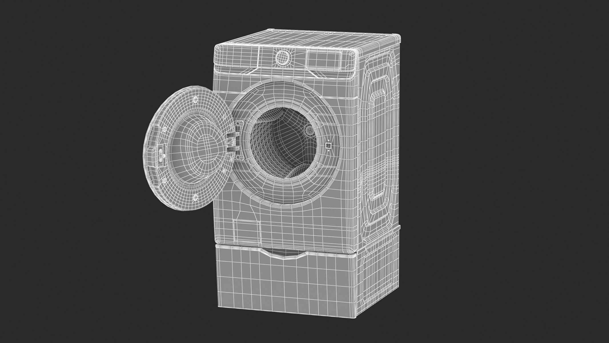 Samsung WF6300 Smart Front Load Washer 3D model_13