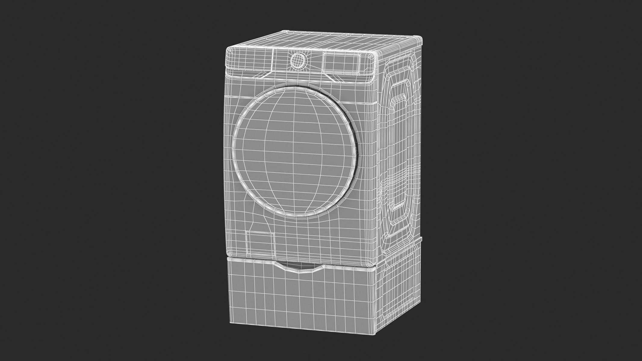 Samsung WF6300 Smart Front Load Washer 3D model_1