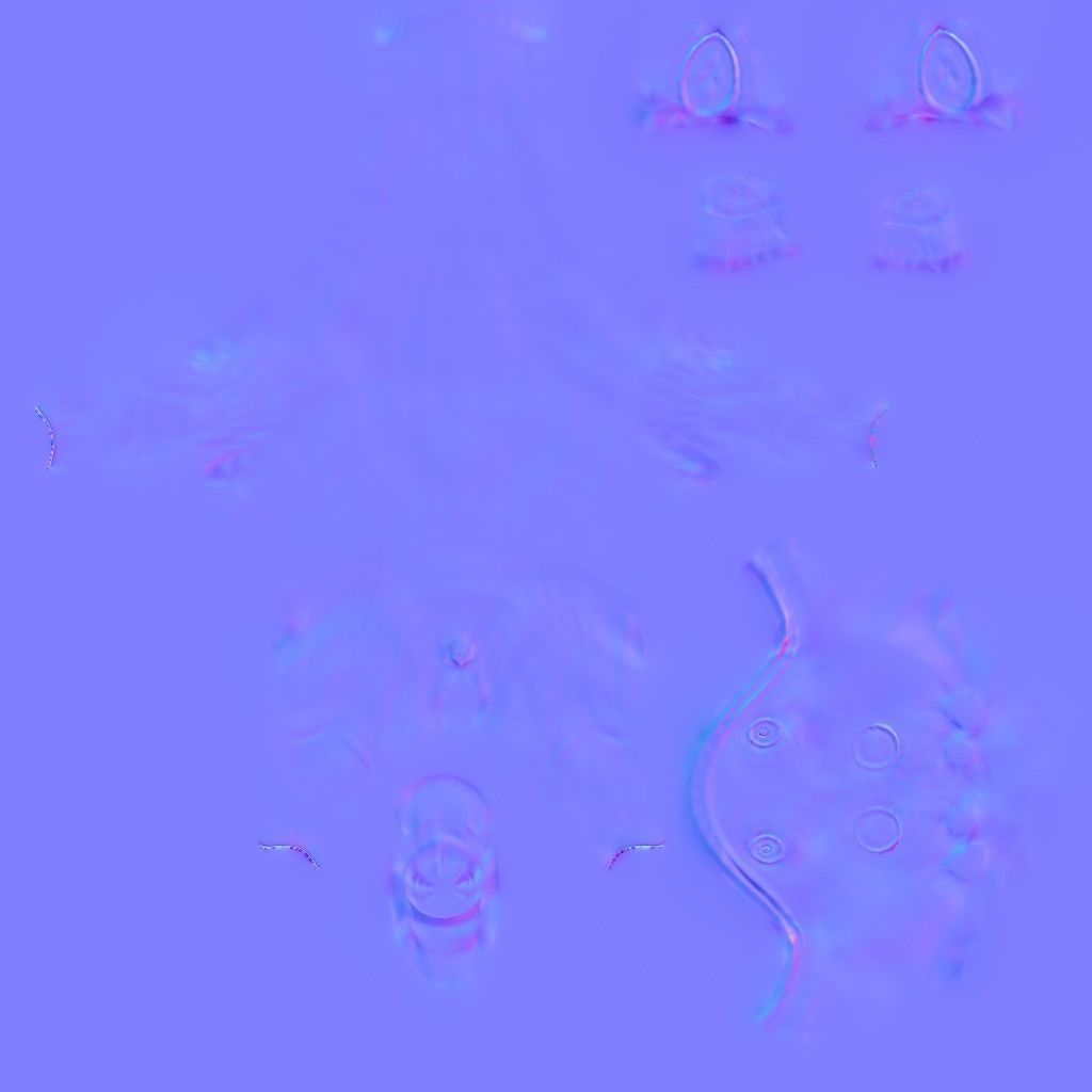 Girrafe cartoon giraffe 3D model_2