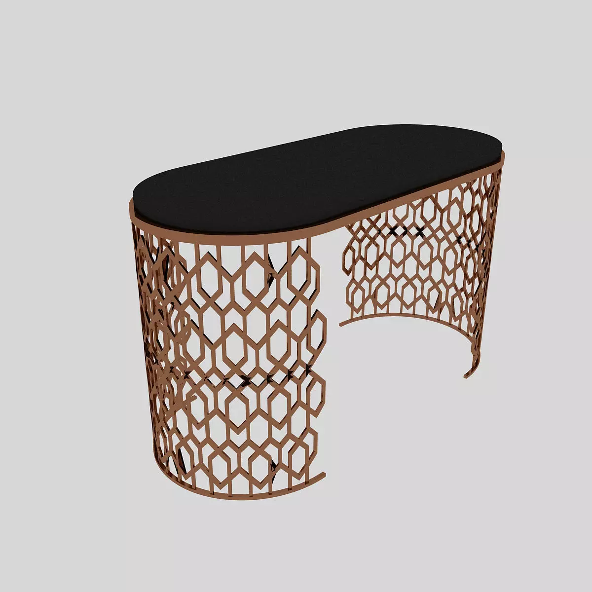 Metal Table 1 Low-poly 3D model