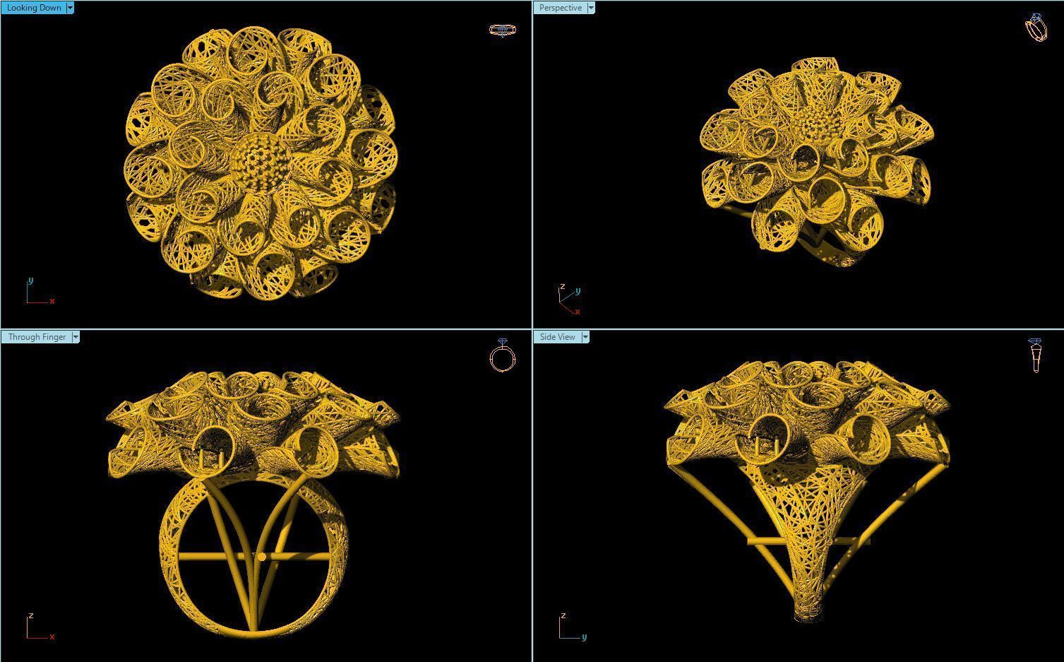 Fusion Ring Models  3D print model_4