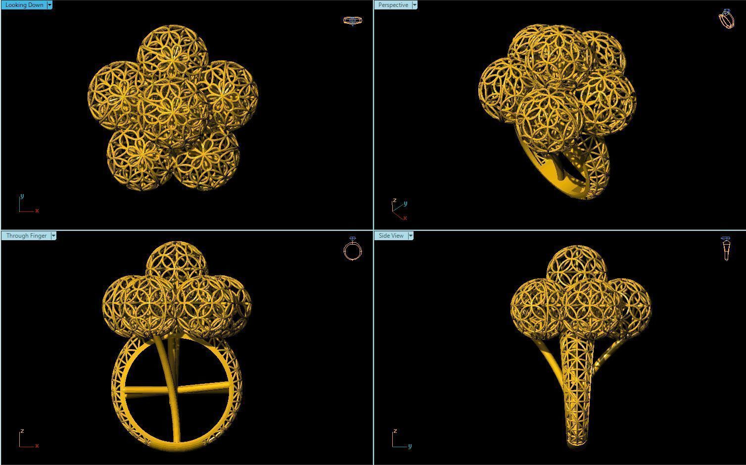 Fusion Ring Models  3D print model_2