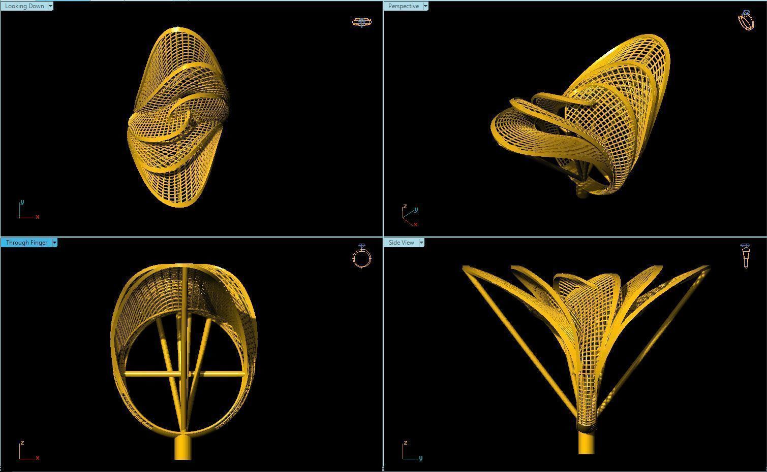 Fusion Ring Models  3D print model_1