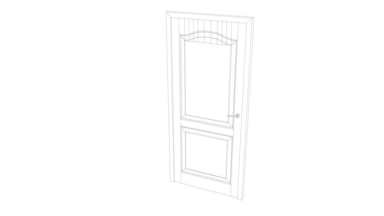 Door collection no1 Low-poly 3D model_21