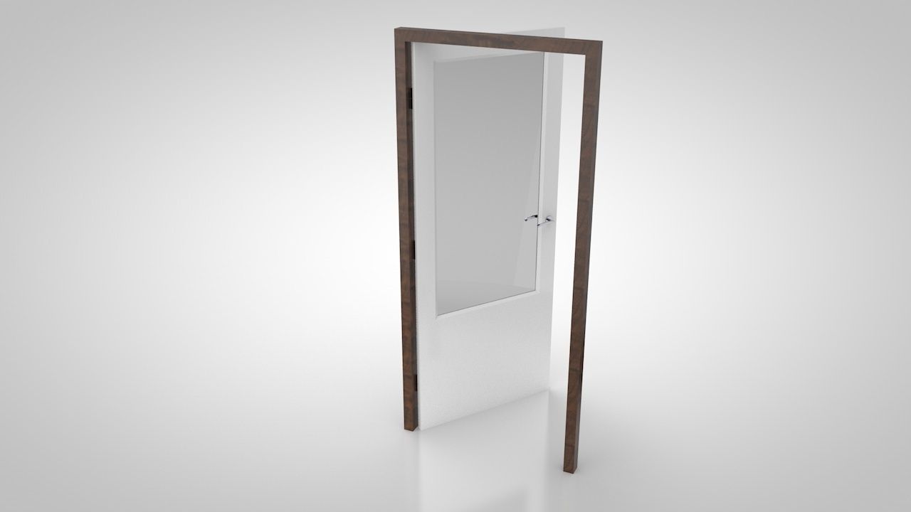 Door collection no1 Low-poly 3D model_14
