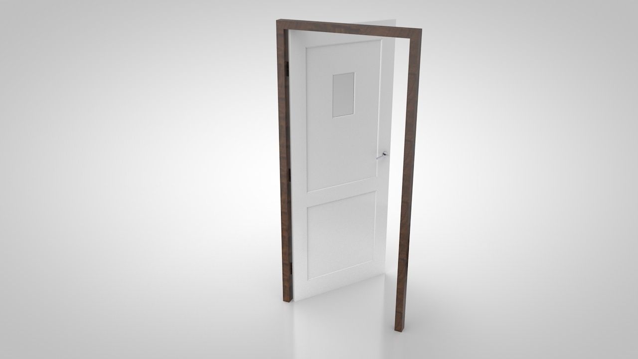 Door collection no1 Low-poly 3D model_29