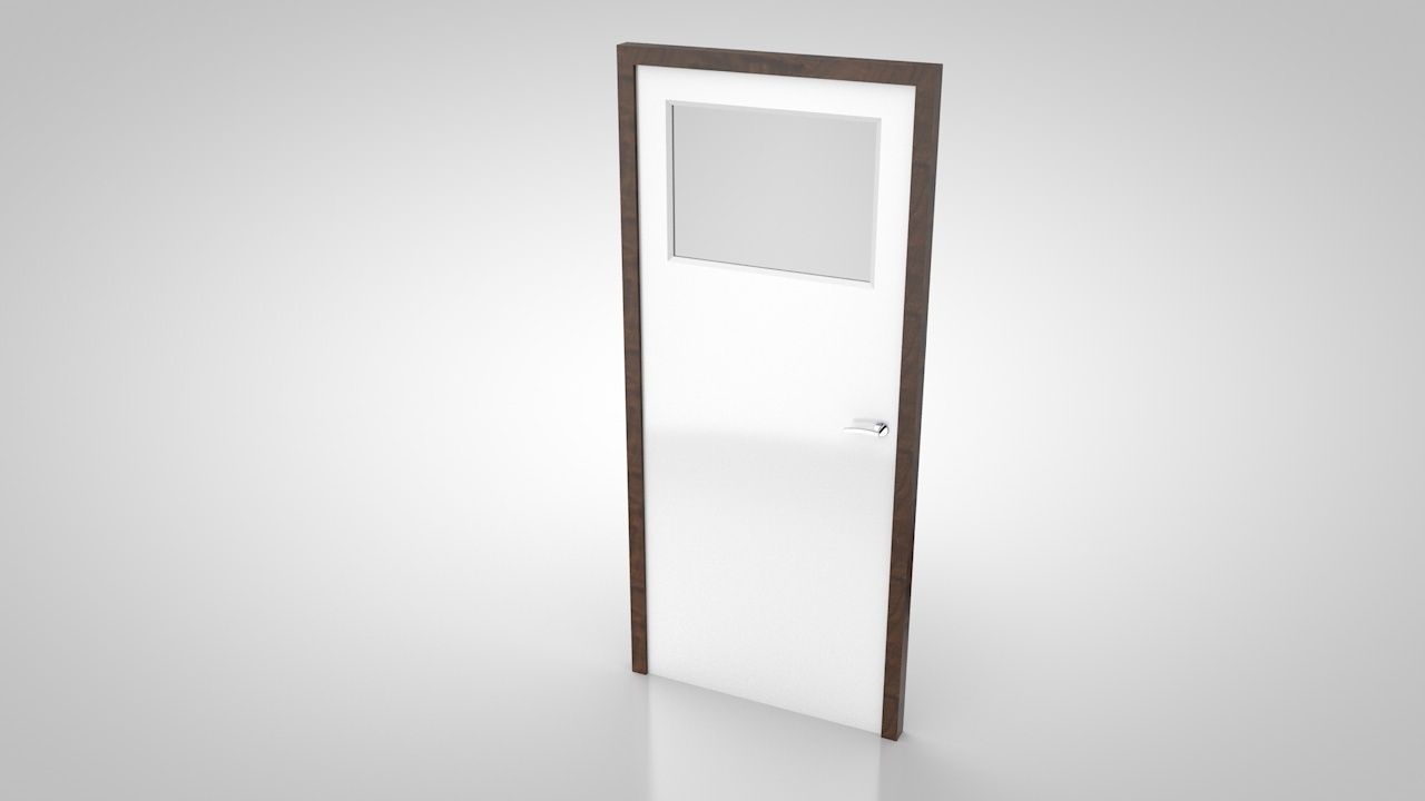 Door collection no1 Low-poly 3D model_16