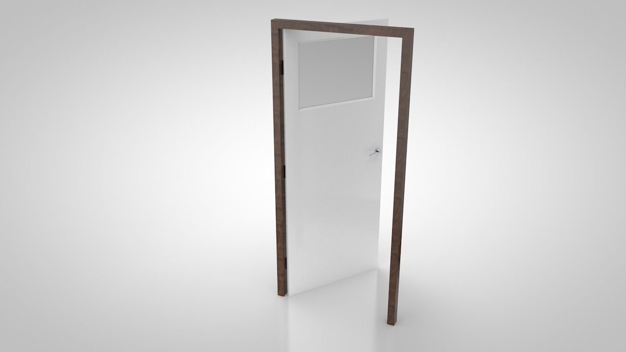 Door collection no1 Low-poly 3D model_17
