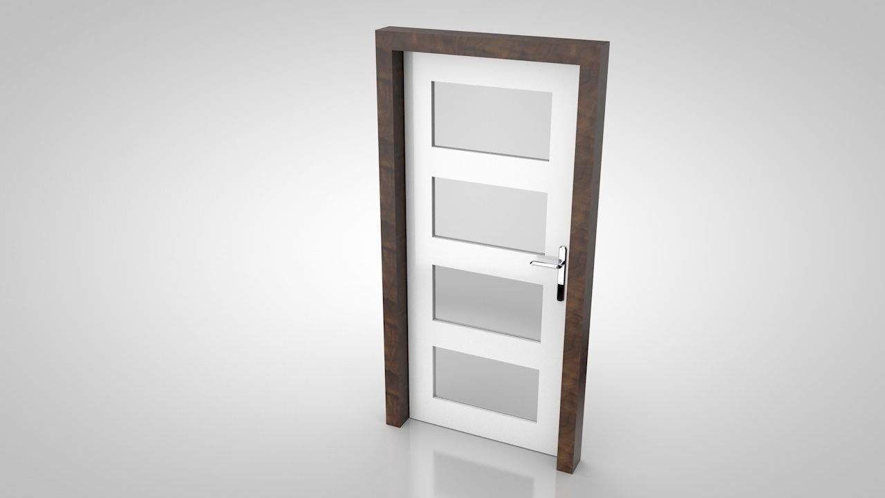 Door collection no1 Low-poly 3D model_25