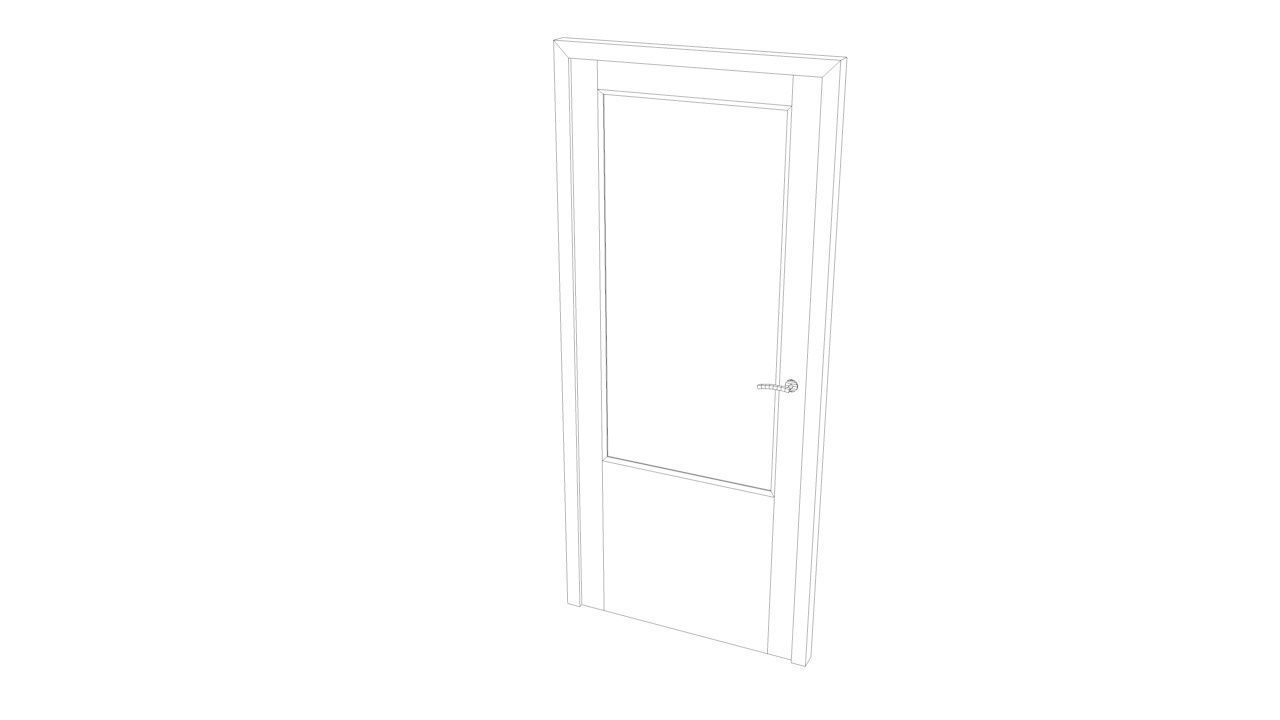 Door collection no1 Low-poly 3D model_15