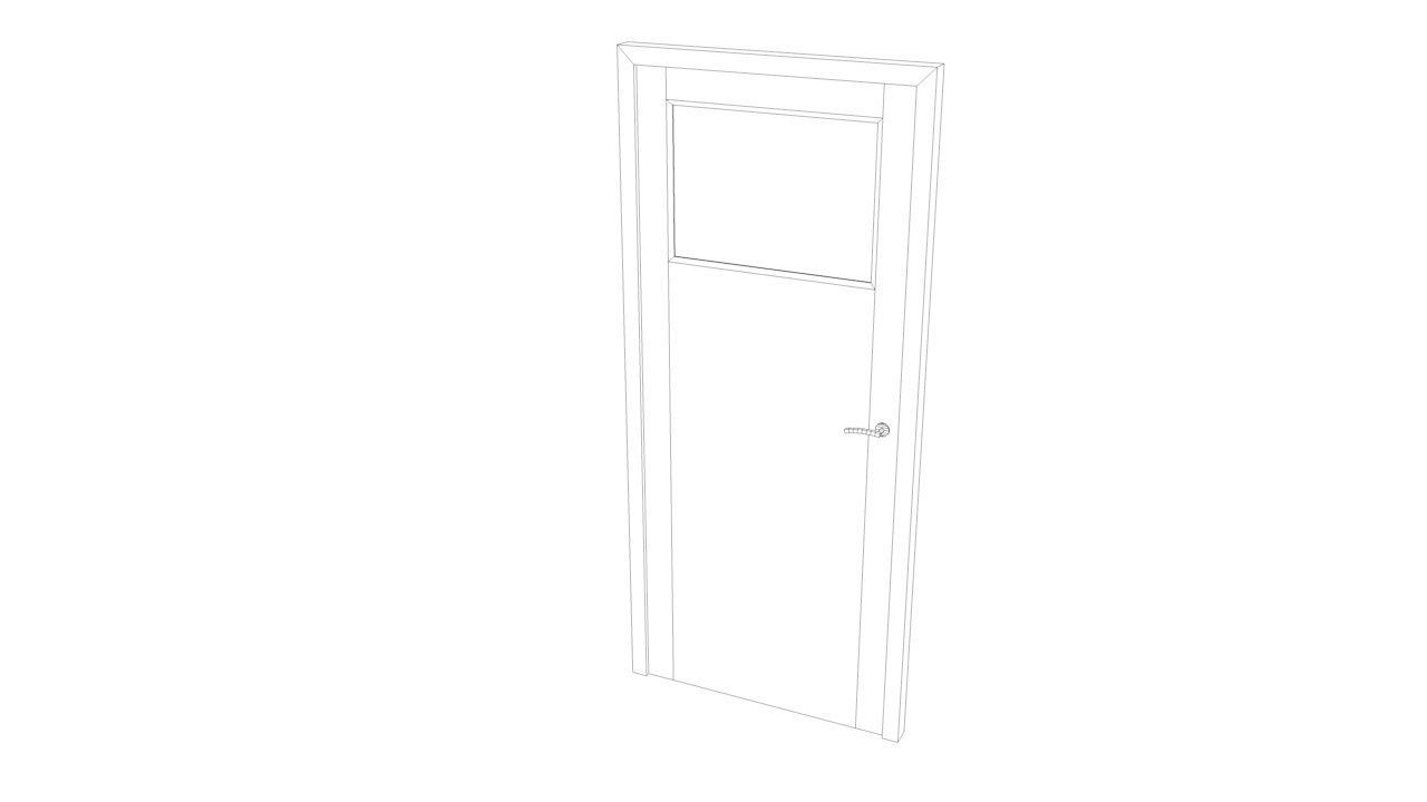 Door collection no1 Low-poly 3D model_18
