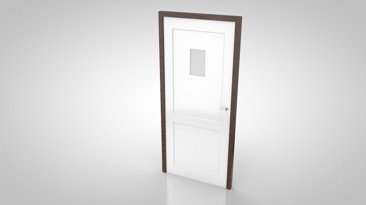 Door collection no1 Low-poly 3D model_28