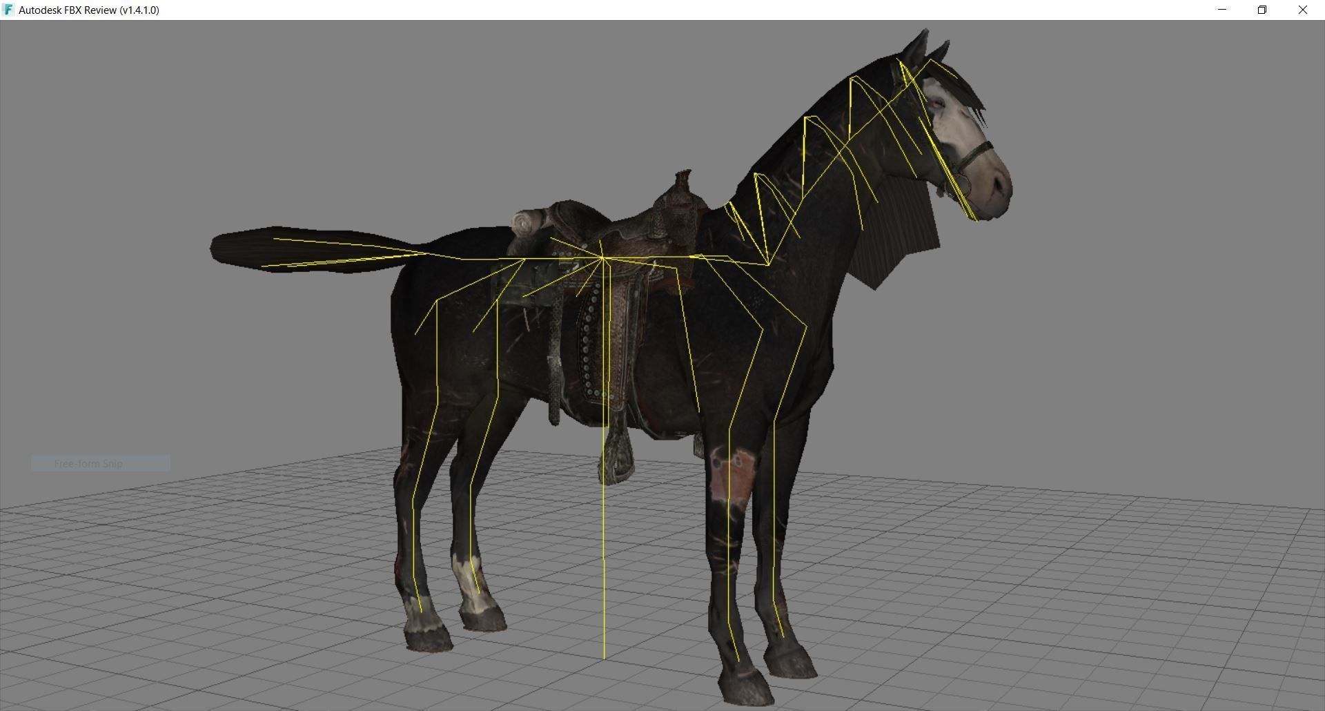Horse - B1 3D model_13