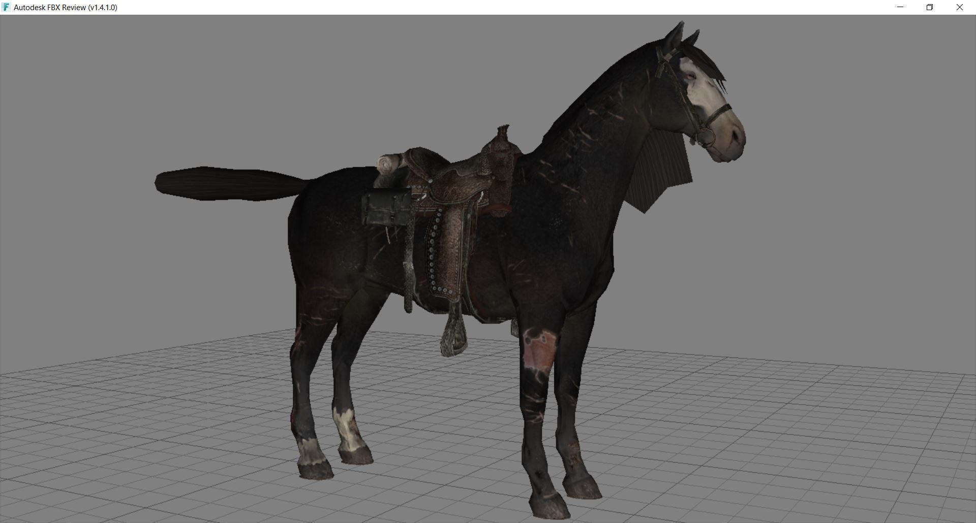 Horse - B1 3D model_12