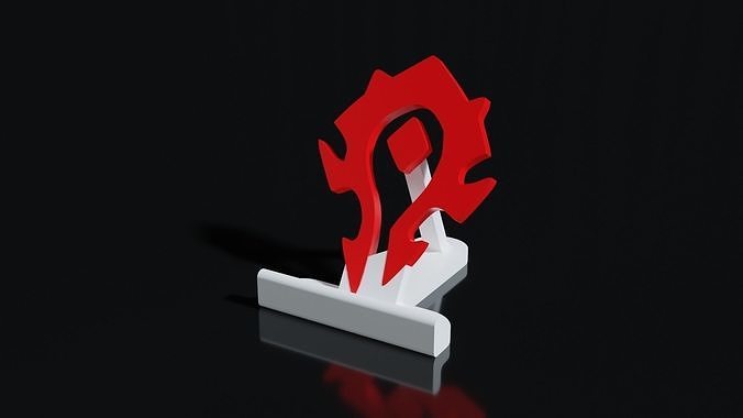 World of Warcraft Horde Smartphone Stand 3D print model
