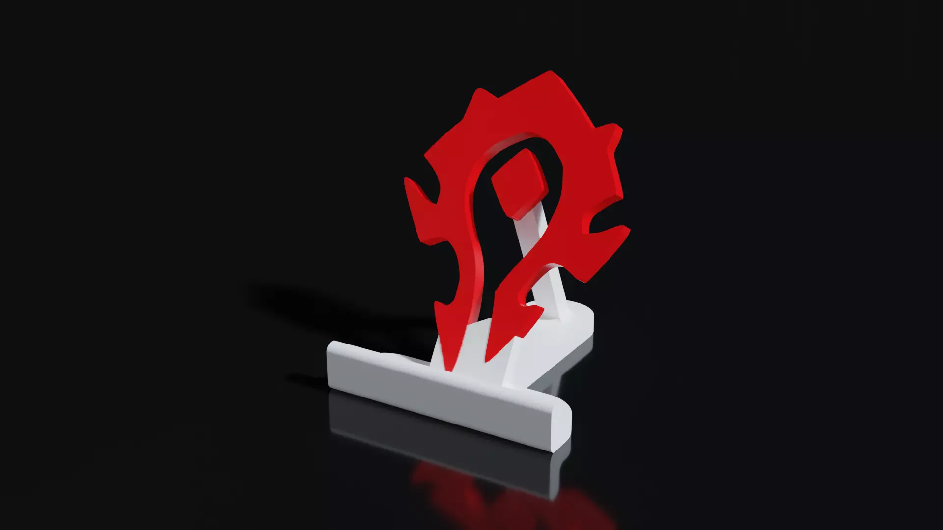 World of Warcraft Horde Smartphone Stand 3D print model_0