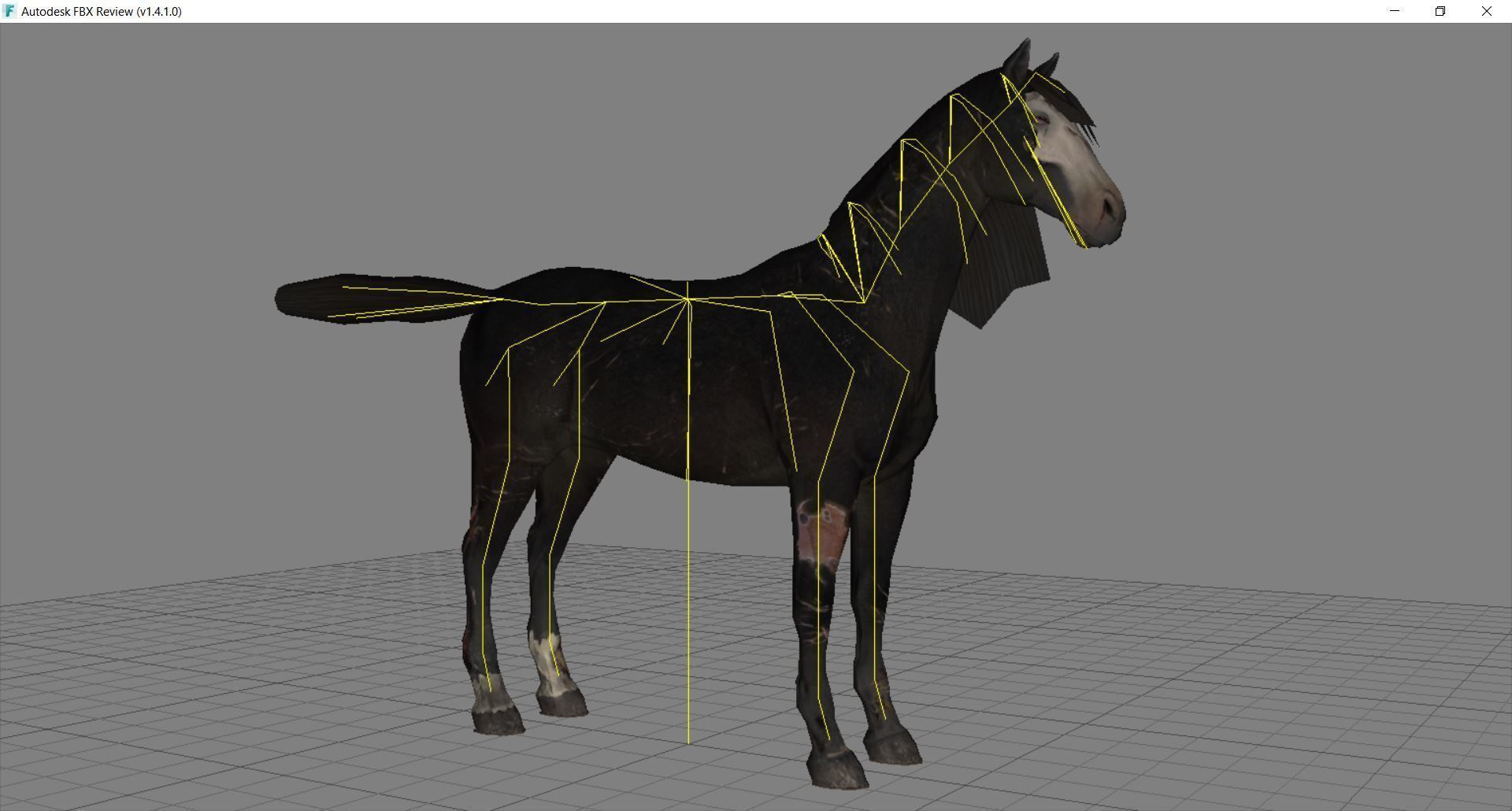 Horse - B2 3D model_13