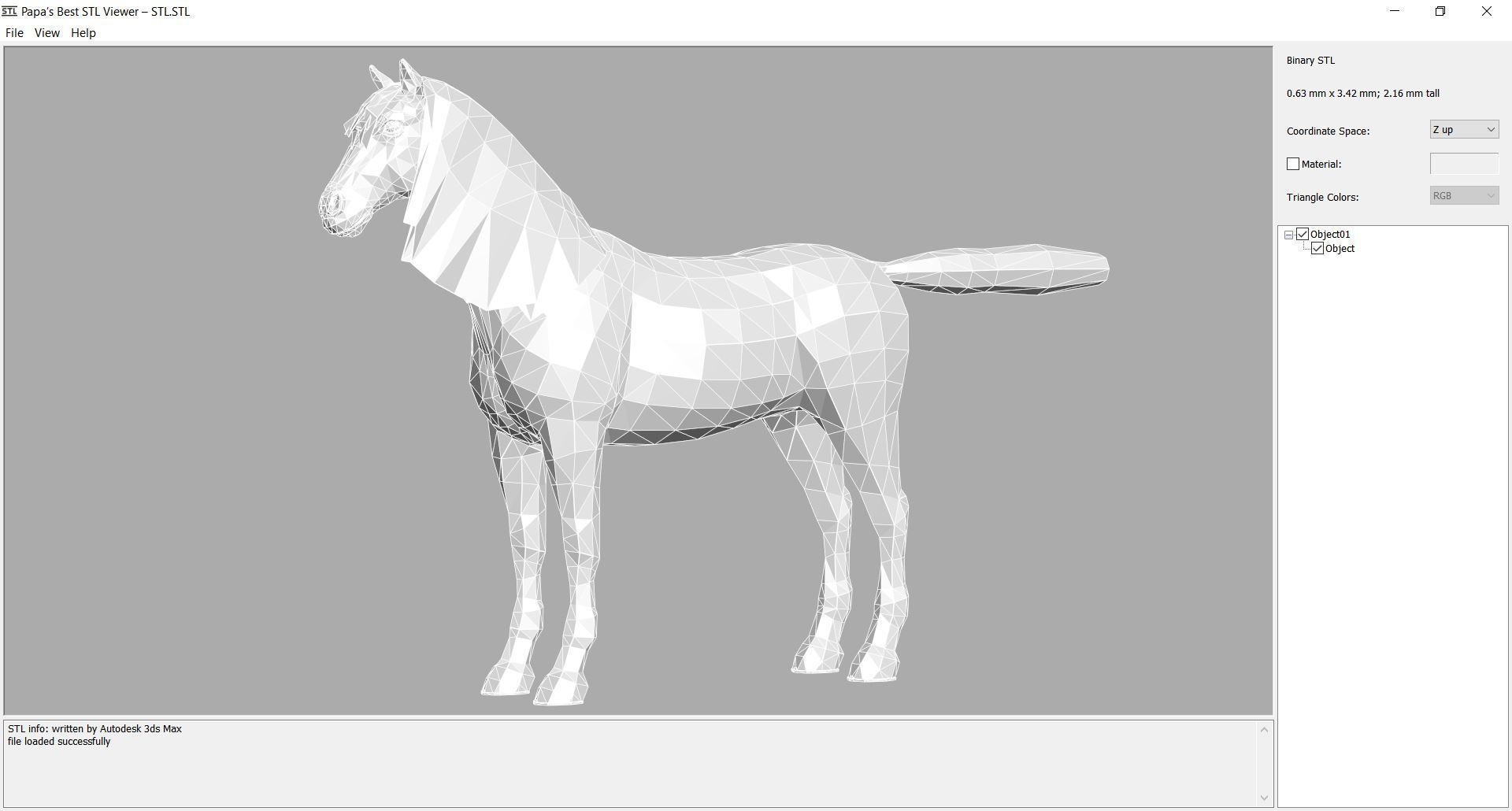 Horse - B2 3D model_15