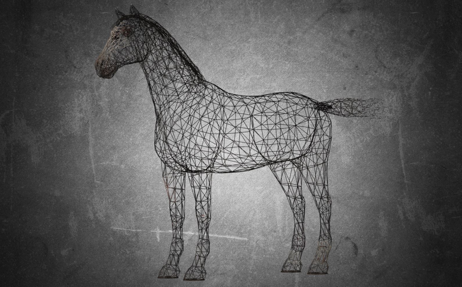 Horse - B2 3D model_2