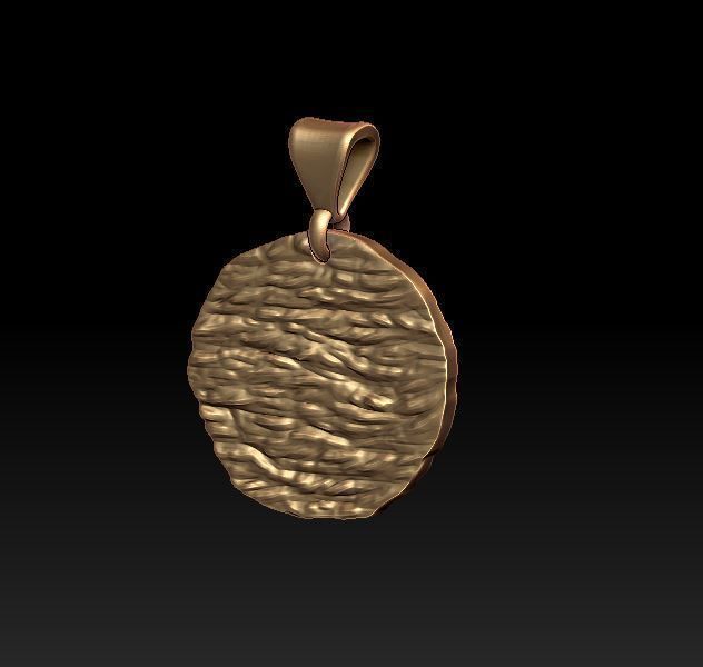 Horoscope Scorpio pendant 3D print model_4
