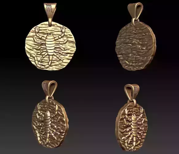 Horoscope Scorpio pendant