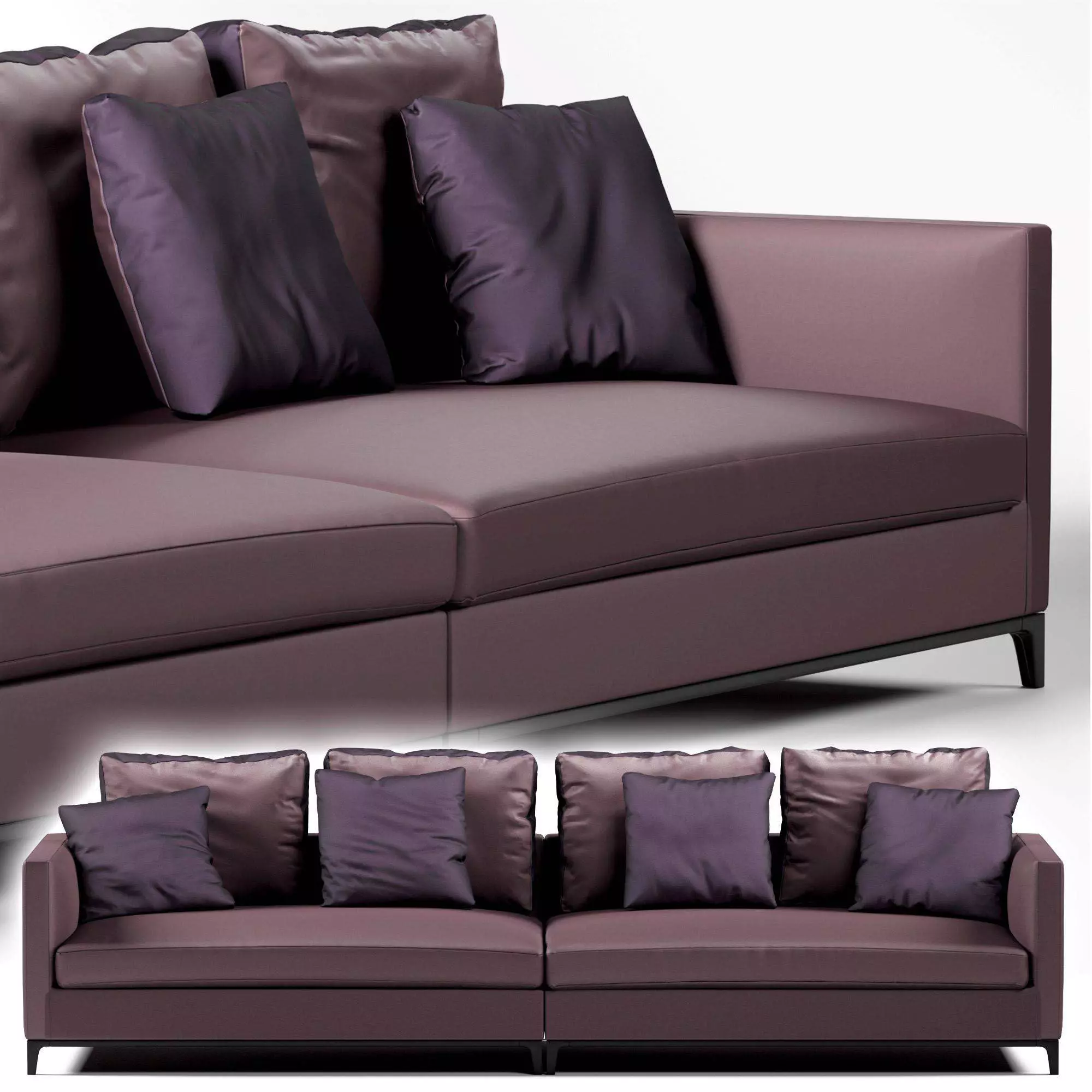 Camerich Crescent Sofa 3D model_0