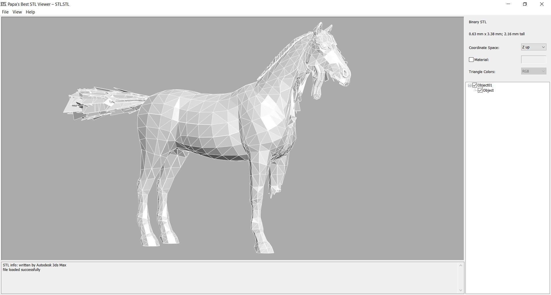 Horse - B4 3D model_15