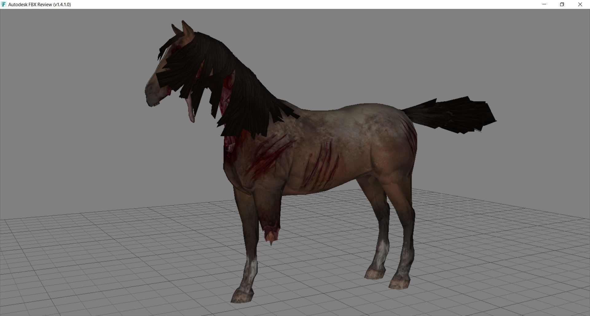 Horse - B4 3D model_12