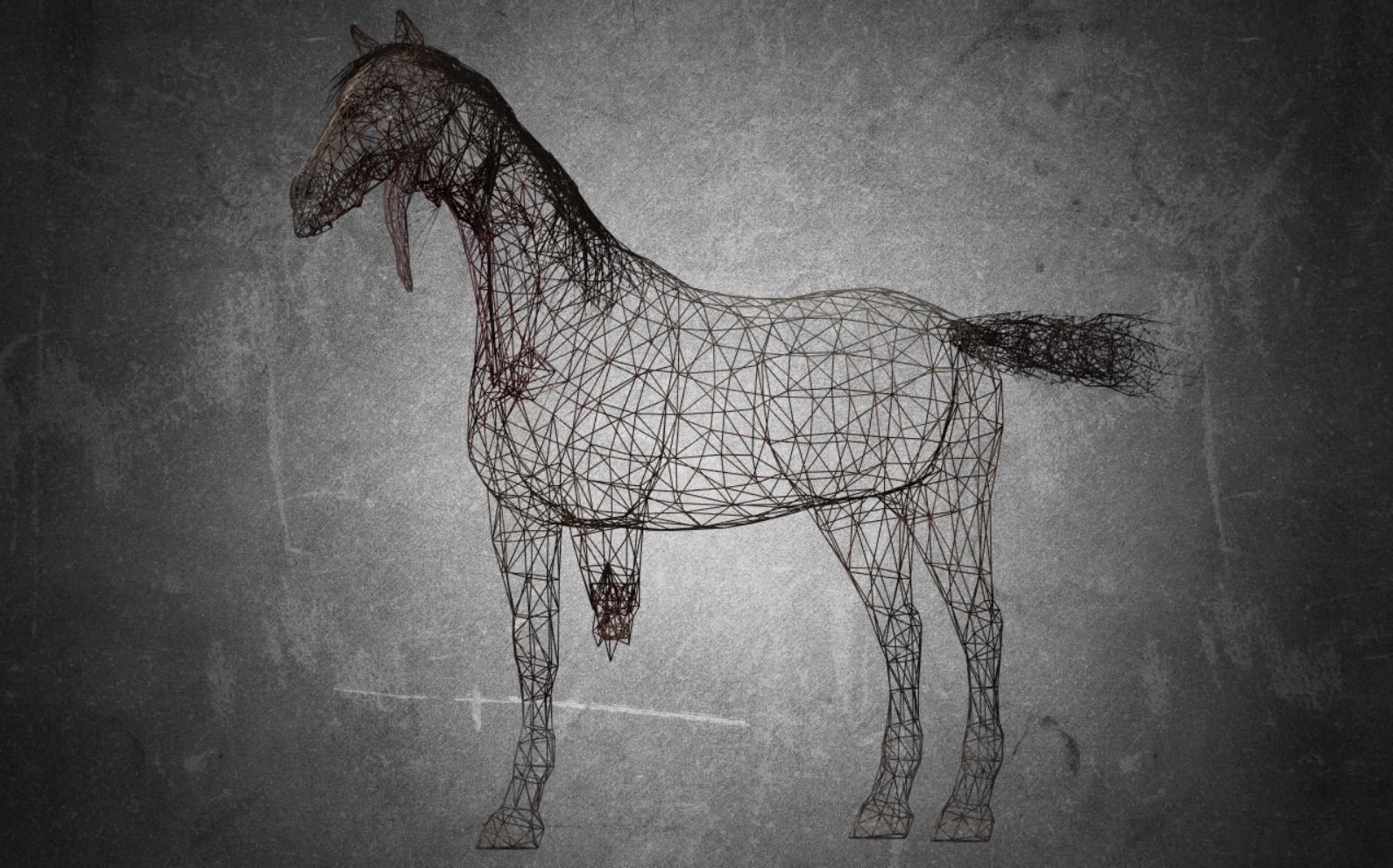 Horse - B4 3D model_2