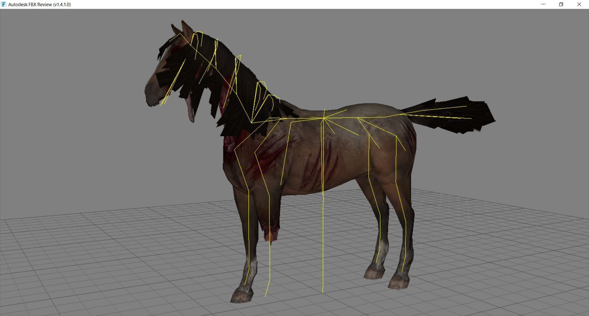 Horse - B4 3D model_13