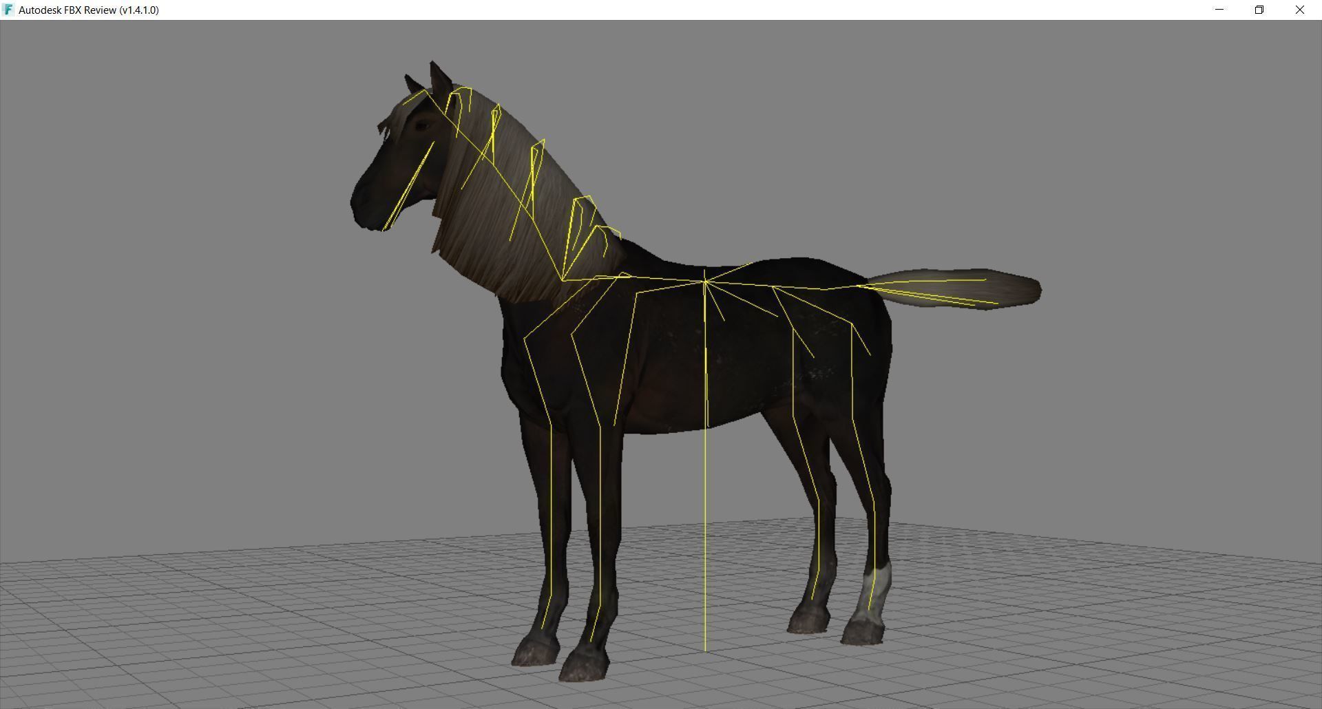 Horse - B6 3D model_13