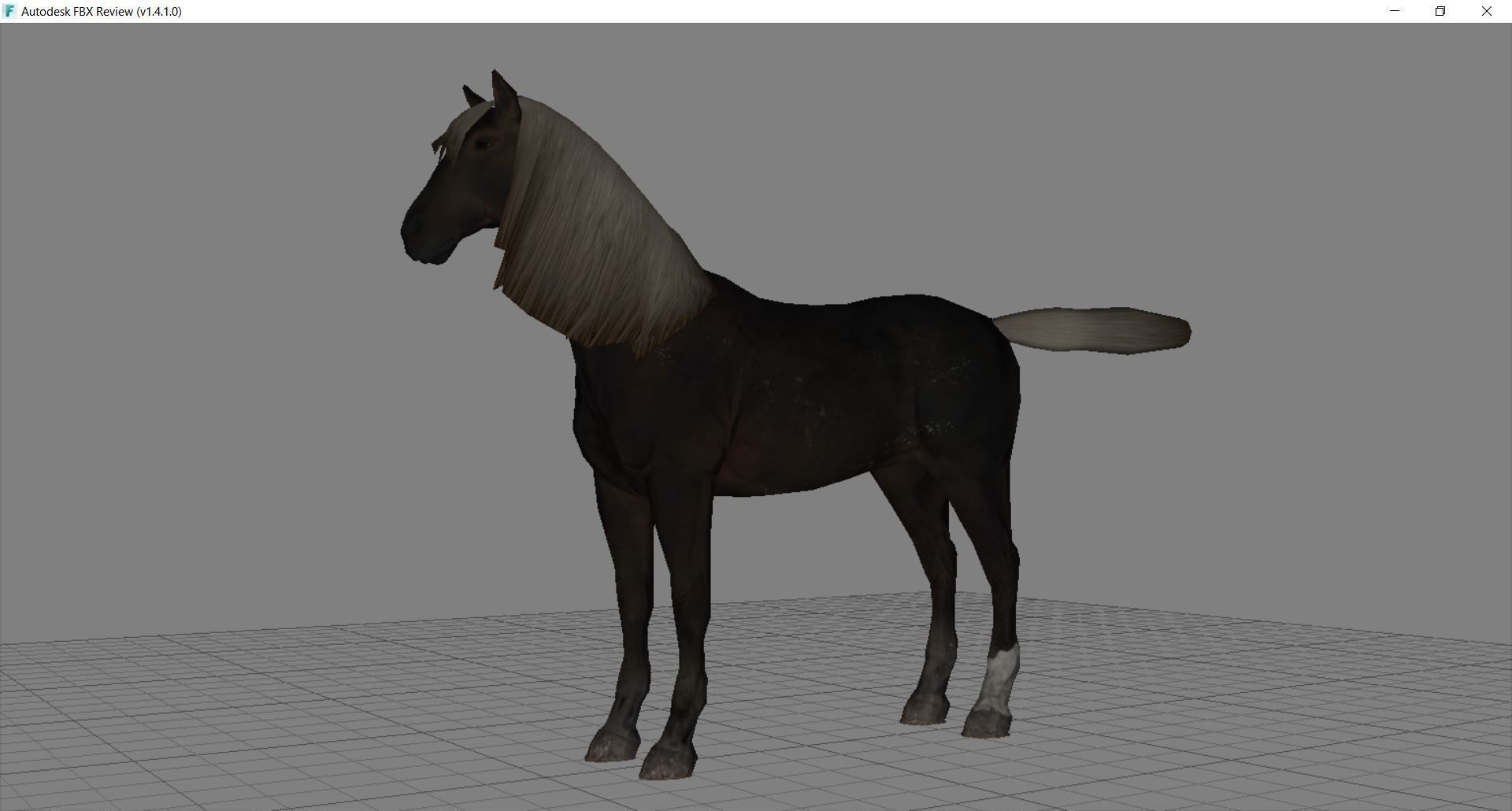 Horse - B6 3D model_12