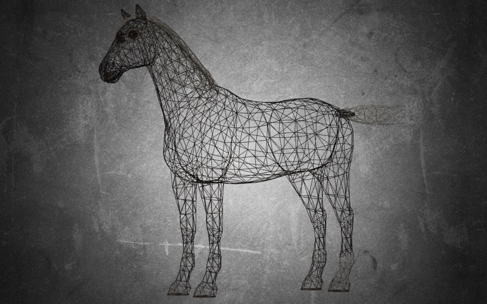 Horse - B6 3D model_2