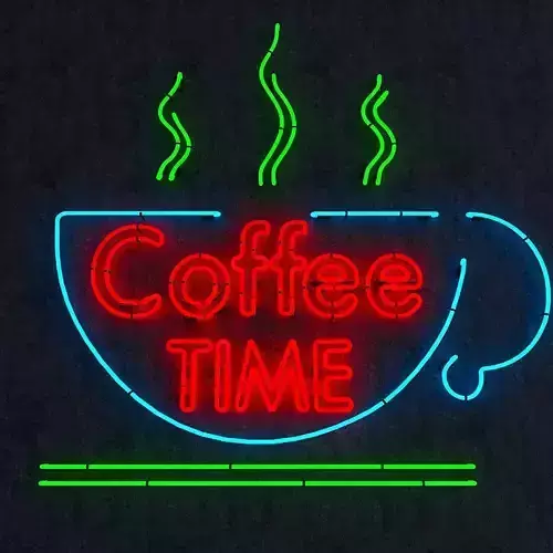 Coffee Time Neon Sign