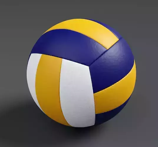Volleyball Ball 3D model Low-poly 3D model