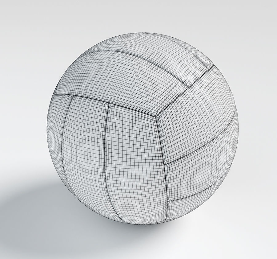 Volleyball Ball 3D model Low-poly 3D model_3