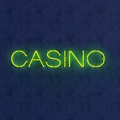 Casino Neon Sign Low-poly 3D model
