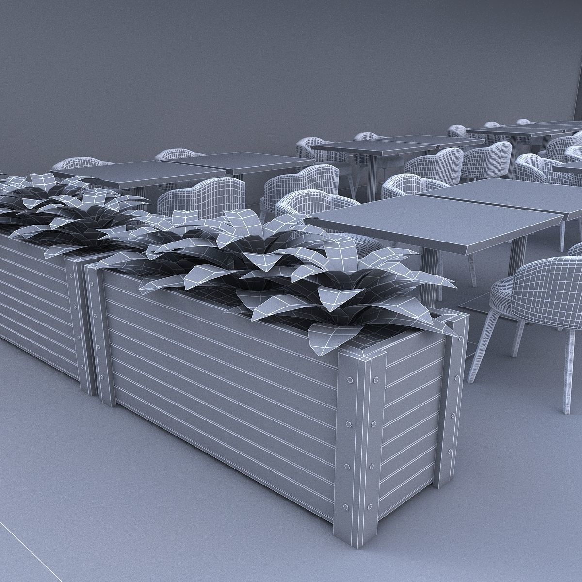 Modular City Low-poly 3D model_23