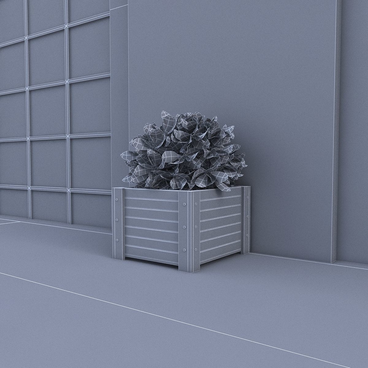 Modular City Low-poly 3D model_26