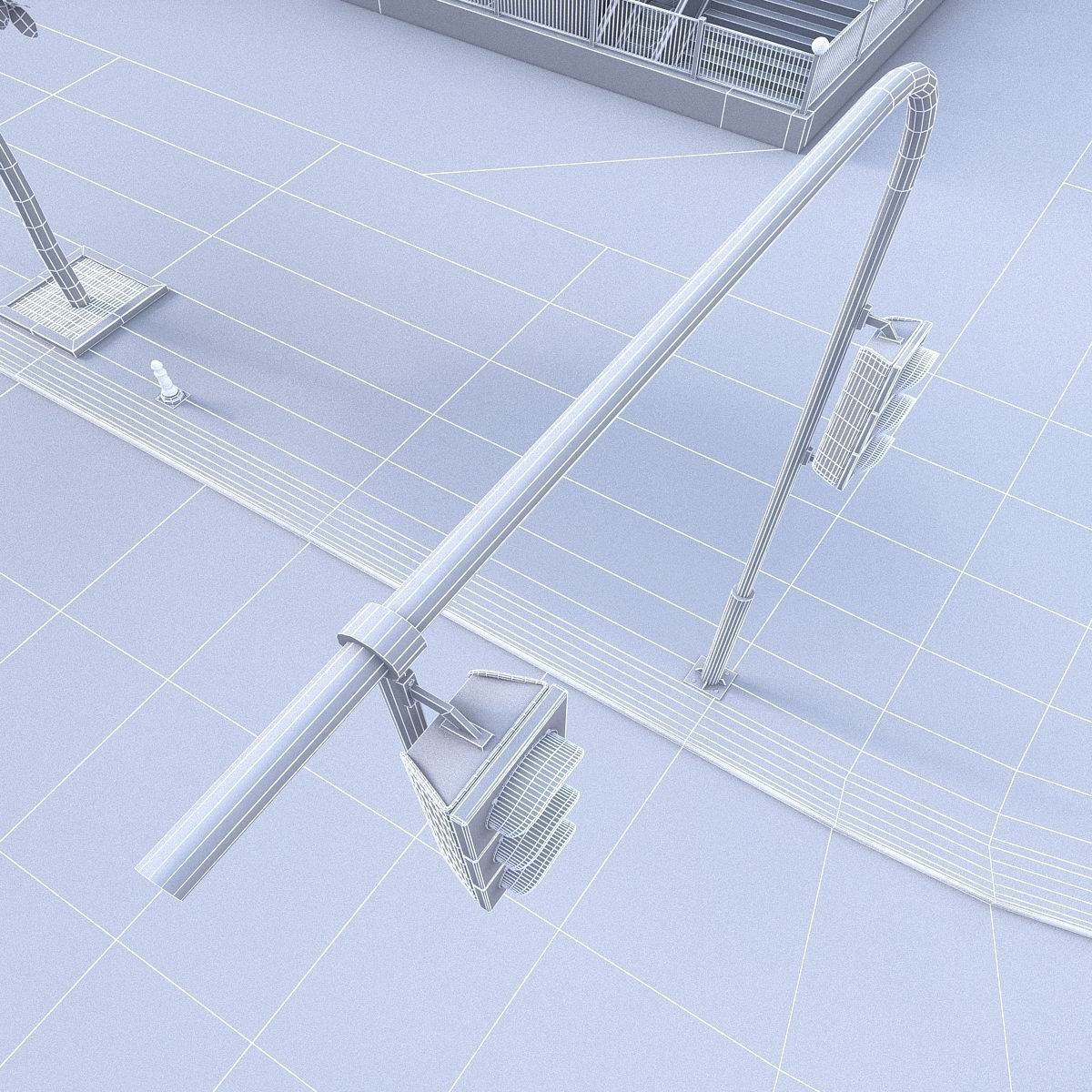 Modular City Low-poly 3D model_33