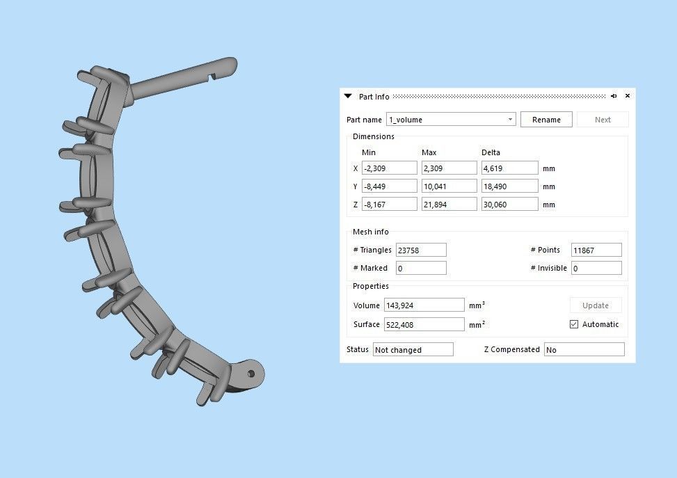 Women Earrings  with gems 3dm stl CAD 3D print model_35