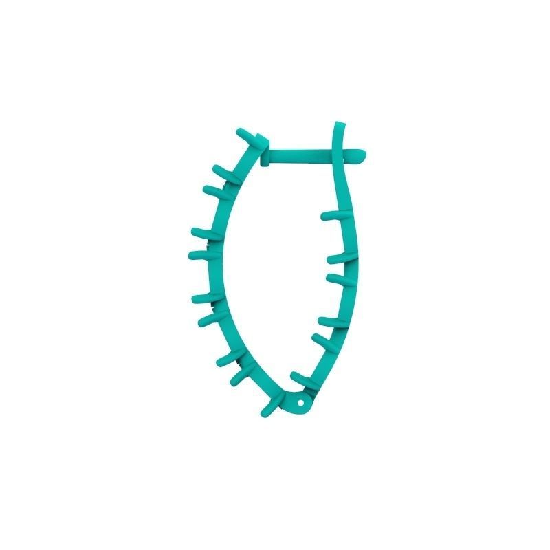 Women Earrings  with gems 3dm stl CAD 3D print model_20